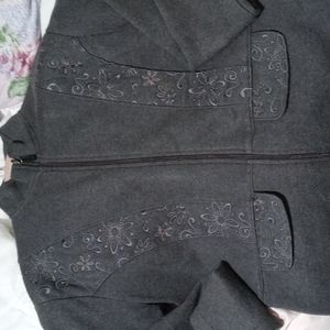 Artisans medium zip front jacket